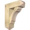 Ekena Millwork Olympic Arts and Crafts Rough Sawn Bracket w/ Offset Brace, Douglas Fir, 8"W x 24"D x 28"H BKT0806X24X28OLY03RDF - alternate 1